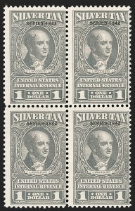 Sale 1221, Lot 1782, Revenues, Silver Tax