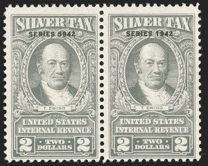 Sale 1221, Lot 1783, Revenues, Silver Tax