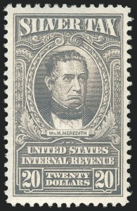 Sale 1221, Lot 1786, Revenues, Silver Tax