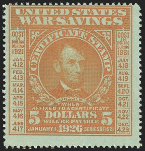Sale 1221, Lot 1800, Revenues, Private Die Proprietary, Hunting Permits, Savings Stamps