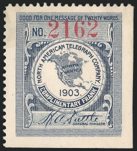 Sale 1221, Lot 1811, Telegraphs