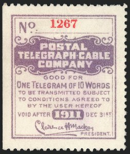 Sale 1221, Lot 1812, Telegraphs