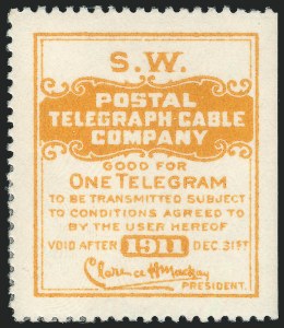 Sale 1221, Lot 1814, Telegraphs