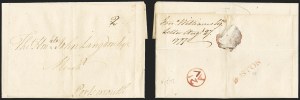 Sale 1223, Lot 8014, Colonial & Early Stampless