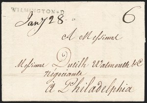 Sale 1223, Lot 8034, Stampless Markings by State