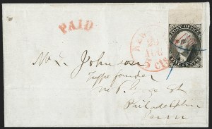 Sale 1223, Lot 8120, N.Y. Postmaster's Provisional