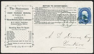 Sale 1223, Lot 8176, 1861-68 Issues