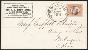 Sale 1223, Lot 8179, 1861-68 Issues