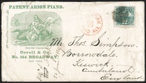 Sale 1223, Lot 8226, 1869 Pictorial Issue