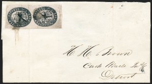 Sale 1223, Lot 8361, 1844-45 Independent Mails