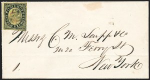 Sale 1223, Lot 8362, 1844-45 Independent Mails