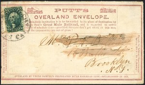 Sale 1223, Lot 8417, California and Western Mails