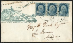 Sale 1223, Lot 8418, California and Western Mails