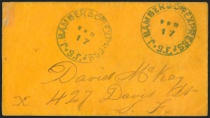 Sale 1223, Lot 8425, California and Western Mails