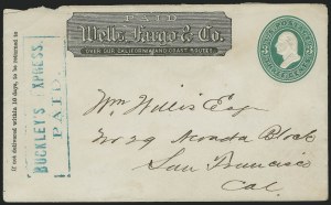 Sale 1223, Lot 8427, California and Western Mails