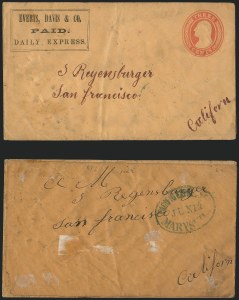 Sale 1223, Lot 8429, California and Western Mails
