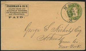 Sale 1223, Lot 8430, California and Western Mails