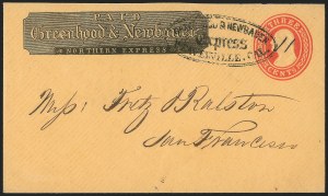 Sale 1223, Lot 8433, California and Western Mails