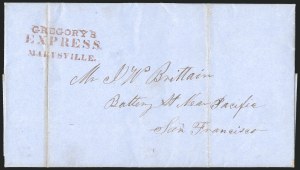Sale 1223, Lot 8435, California and Western Mails