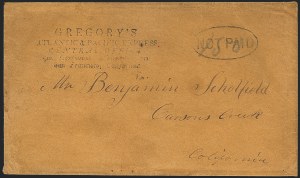 Sale 1223, Lot 8438, California and Western Mails