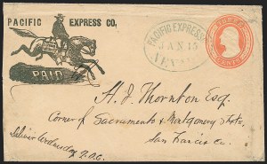 Sale 1223, Lot 8446, California and Western Mails