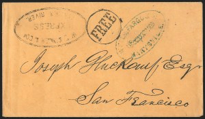 Sale 1223, Lot 8448, California and Western Mails