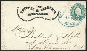 Sale 1223, Lot 8449, California and Western Mails