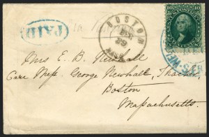 Sale 1223, Lot 8456, California and Western Mails