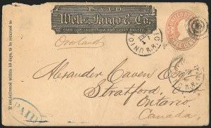 Sale 1223, Lot 8457, California and Western Mails