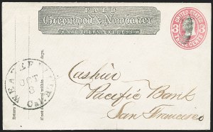 Sale 1223, Lot 8464, California and Western Mails