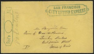 Sale 1223, Lot 8469, California and Western Mails