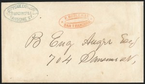 Sale 1223, Lot 8473, California and Western Mails