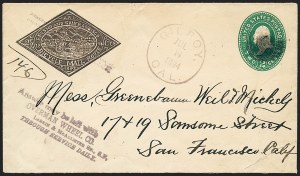 Sale 1223, Lot 8476, California and Western Mails