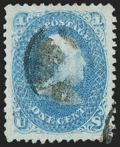 Sale 1224, Lot 100, 1867-68 Grilled Issue
