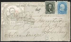 Sale 1224, Lot 103, 1867-68 Grilled Issue