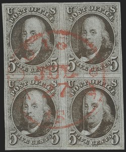 Sale 1224, Lot 17, 1847 Issue