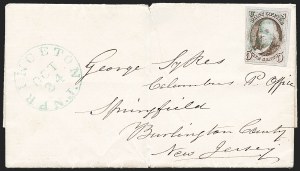 Sale 1224, Lot 22, 1847 Issue