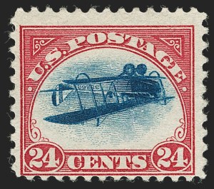 Sale 1224, Lot 223, 1918 24c Inverted "Jenny" -- Position 11 (C3a)