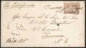 Sale 1224, Lot 264, California and Western Postal History including Pony Express