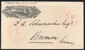 Sale 1224, Lot 267, California and Western Postal History including Pony Express