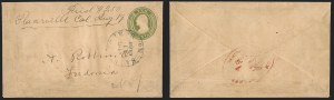 Sale 1224, Lot 272, California and Western Postal History including Pony Express