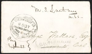 Sale 1224, Lot 273, California and Western Postal History including Pony Express