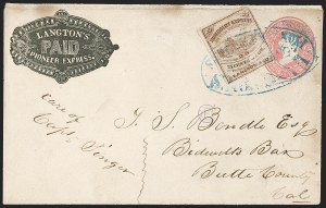 Sale 1224, Lot 280, California and Western Postal History including Pony Express