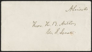 Sale 1224, Lot 3, Abraham Lincoln