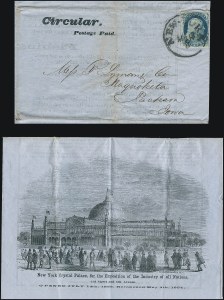Sale 1224, Lot 47, 1853 Crystal Palace Exhibition from the Ken Lawrence Collection