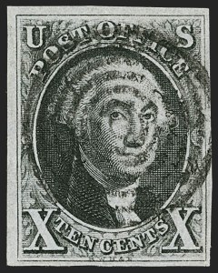 Sale 1227, Lot 2113, 10c 1847 Issue (Scott 2)