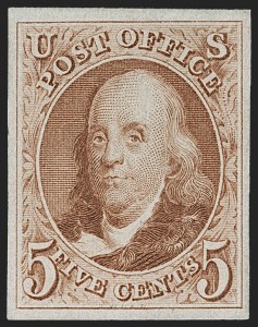 Sale 1227, Lot 2133, 1875 Reproduction of 1847 Issue (Scott 3-4)