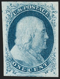 Sale 1227, Lot 2143, 1c 1851-56 Issue (Scott 5A-9)