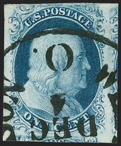Sale Number 1227, Lot Number 2144, 1c 1851-56 Issue (Scott 5A-9) Sale Number 1227, Lot Number 2144, 1c 1851-56 Issue (Scott 5A-9)