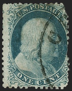 Sale 1227, Lot 2150, 1c 1851-56 Issue (Scott 5A-9)